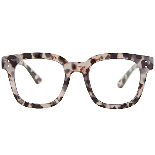 Madison Avenue Blue Light Blocking Glasses Oversized Fashion Blue Light Glasses for Women Anti Eyestrain & UV Protection C...