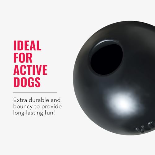 KONG Extreme Ball with Hole - Fetch Toy - Durable Dog Toy for Training, Interactive Playtime & More - Natural Extreme Rubb...