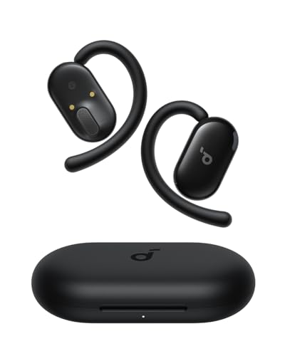 Soundcore V20i by Anker Open-Ear Headphones, Adjustable Ear Hooks, Ultra-Comfort, Snug Fit, Powerful Sound, Clear Calls, I...