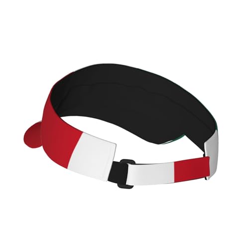National Flags Visor Cap Sun Hat for Women Men Teens for for Sports, Beach, Tennis, Golf, Running & Hiking