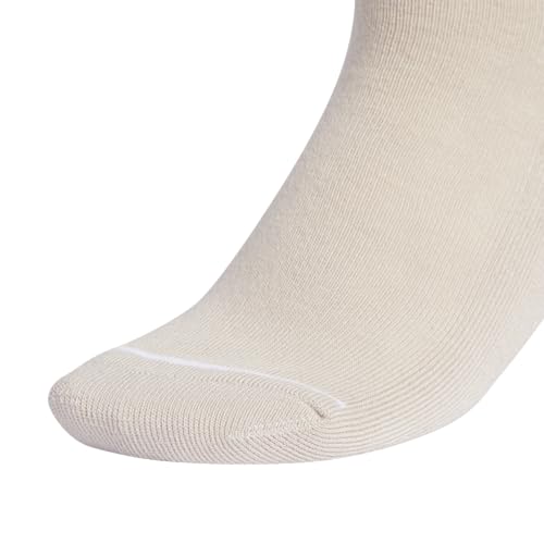 adidas Women's Crew Socks, 3-Stripe Cushioned Socks with Arch Compression, Comfortable, Stylish and Sweat-Wicking, 3-Pack