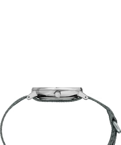Timex Weekender 38mm Unisex Analog Watch | INDIGLO Backlight | Adjustable Durable Nylon Fabric Slip Through Strap | 24 Hou...