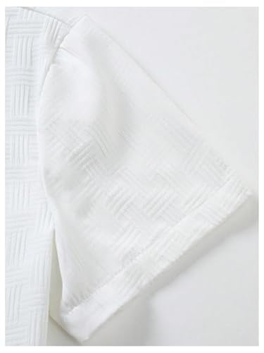 RoseSeek Men's Short Sets 2 Piece Outfits Button Down Linen Shirts and Short Sets Summer Beach Outfis