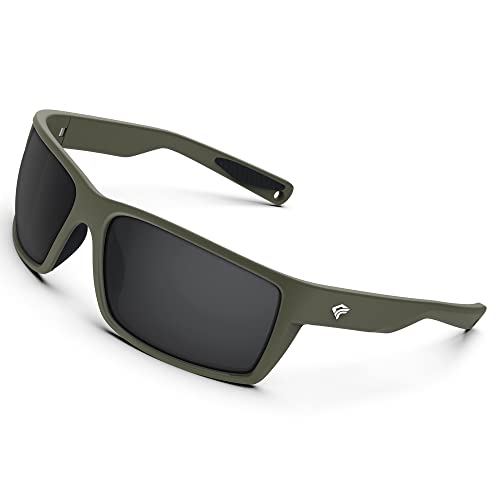 TOREGE Sports Polarized Sunglasses for Men Women Flexible Frame Cycling Running Driving Fishing Mountaineering TR24