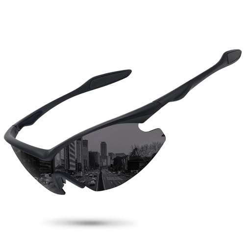 Ofwin Polarized Sports Sunglasses Men Women Fishing Hiking Cycling Wrap Around Half Frame Sun Glasses UV Protection