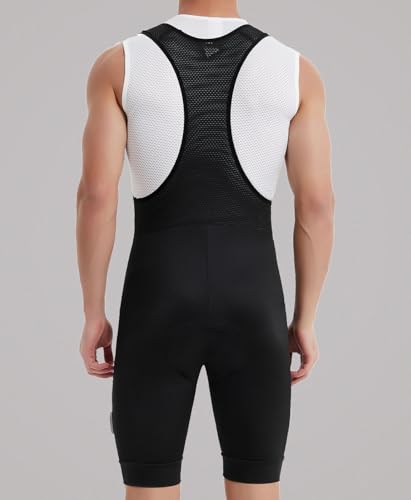 qualidyne Men's Cycling Bib Shorts 4D Padded Breathable Road Bike Bibs Biking Bicycle Shorts