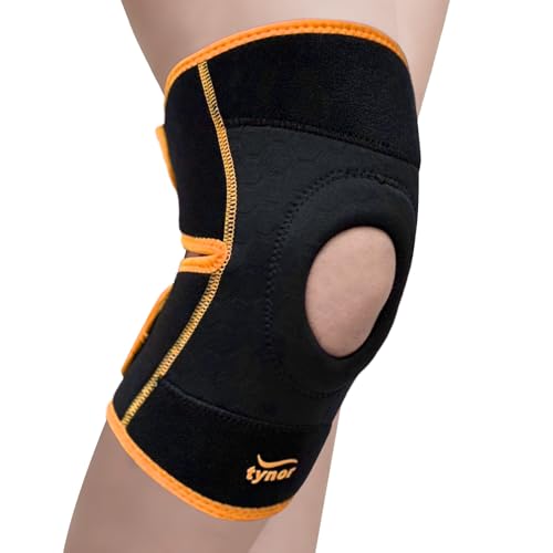 TYNOR Knee Support Brace for Men & Women, Adjustable Knee Compression Sleeve Wrap with Patellar Pad for Running, Knee Pai...