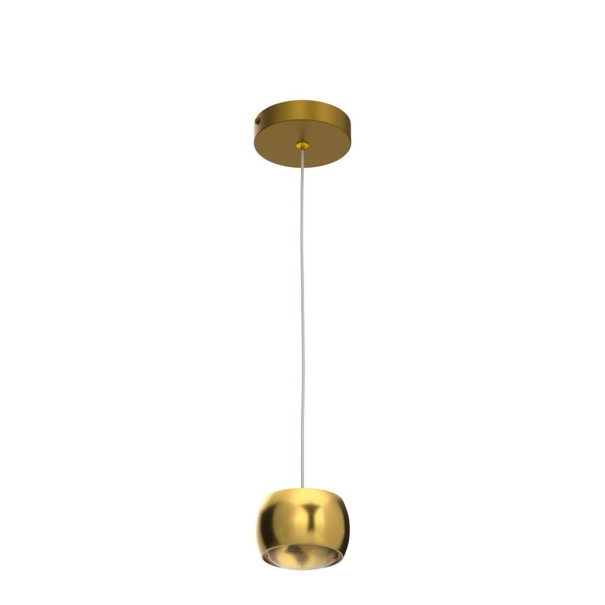 Adcthome Modern Led Dimmable Pendant Light Fixtures Mini Island Pendant Lighting For Kitchen Island Dinning Room Bedroom Bar  Kitchen Island Ceiling Hanging Light Fixtures(Gold-3-Pack)
