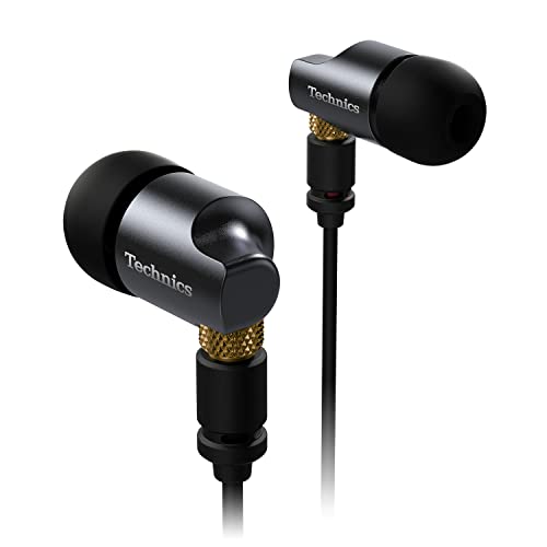 Technics Premium in- Ear Monitors IEM, High-Fidelity Wired in-Ear Earbuds Earphones with Innovative 10mm Driver for Ultra-...