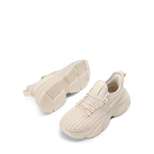 DREAM PAIRS Women's Platform Chunky Fashion Sneakers Slip on Walking Stylish Lightweight Classic Casual Sneaker