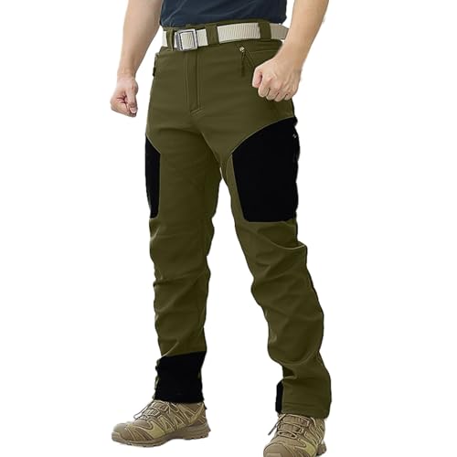 Mens Work Cargo Pants Lightweight Waterproof Ripstop Quick Dry Casual Pants Trendy Comfort Loose Fit Athletic Hiking Trousers