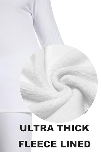 Cyathea Mens Thermal Underwear Set Ultra Thick for Cold Weather Fleece Lined Long Johns Winter Base Layer Top and Bottom