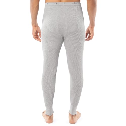 Indera Men's Heavyweight Cotton Waffle Long Johns Thermal Underwear Bottom