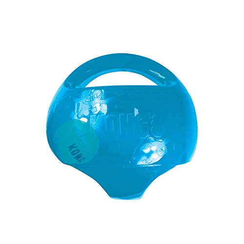 KONG Jumbler Ball - Interactive Toy for Dog & Puppy Playtime - Fetch Toy with Tennis Ball - Dog Supplies for Engaging Play...