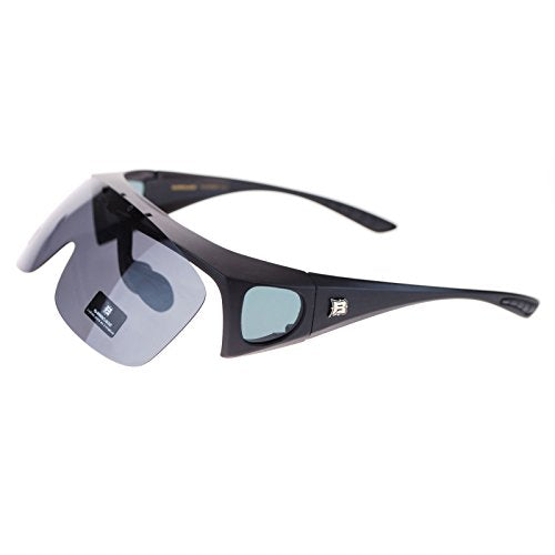 SA106 Large Mens Polarized Flip Up Fitover Sunglasses