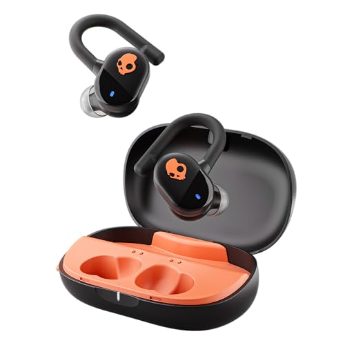 Skullcandy Push Play Active Wireless Earbuds, Bluetooth Headphones, Noise Isolating Fit, 34 Hrs Battery, Secure-Fit Over-E...