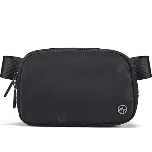 Pander Two Way Zipper Fanny Pack Nylon Everywhere Belt Bag for Women, Water Repellent Waist Packs, Crossbody Bags with Adj...