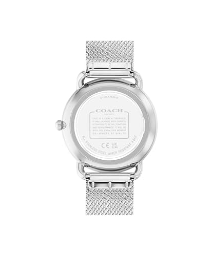 COACH Elliot Women's - 2H Quartz Watch - Shimmer Mesh Bracelet and Dial - Modern for Everyday Wear - Gift for Her - 36mm