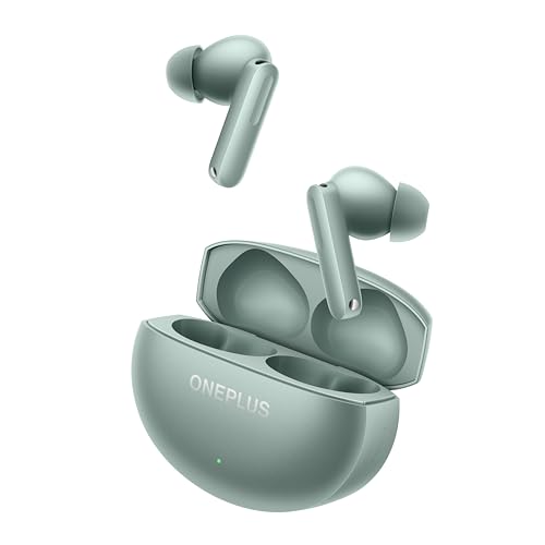 OnePlus Buds 4 Bluetooth Wireless Earbuds, Zen Green, E513A, in-Ear, True Wireless with Active Noise Cancellation