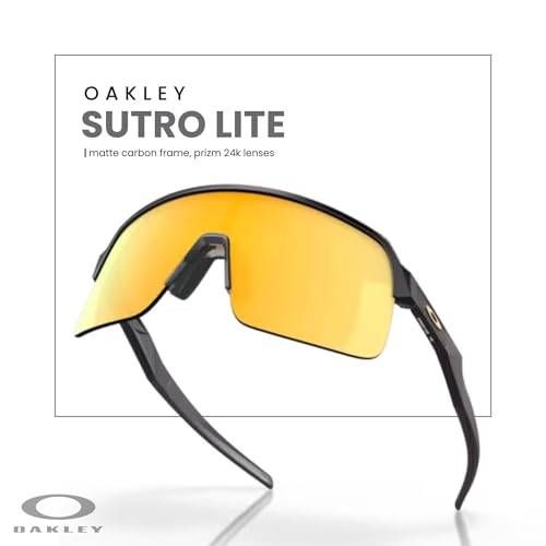 Oakley Sutro Lite OO9463 Shield Sunglasses for Men for Women+ Bundle Accessory Leash Kit, Microfiber Pouch
