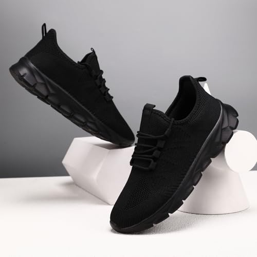 ZGPWZWL Mens Running Shoes Fashion Sneakers for Walking Tennis Gym Shoes Slip On Lightweight and Comfortable