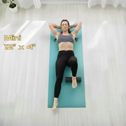 Fitizen Foam Roller – Muscle Massage Rehab Stiff Back Pain Physical Therapy Deep Tissue Firm Exercise Equipment Home Gym S...