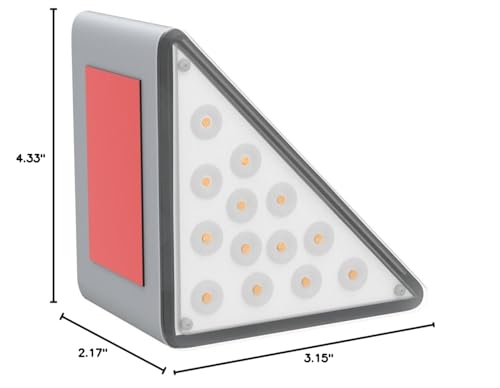 Niorsun Solar Step Lights, 6 Pack Warm White, Waterproof Ip67, Auto On/Off, Outdoor Stair Lights For Patio, Yard, Deck, Model Abe110-A