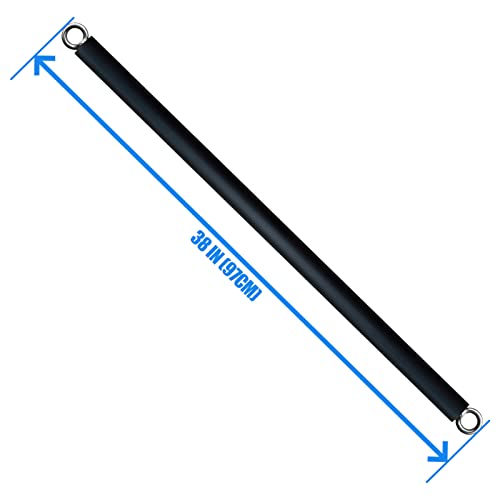 KORIKAHM Non-Detachable LAT Pull Down Bar Cable Attachments for Gym, LAT Pulldown Attachments, Straight Bar, Resistance Ba...