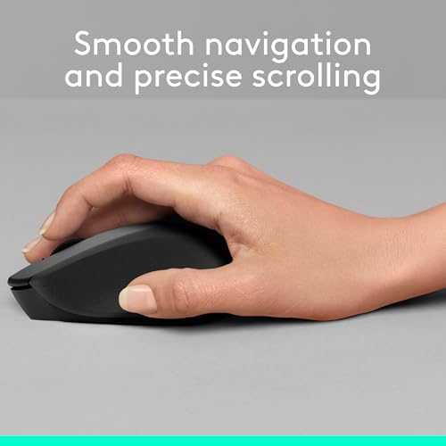 Logitech M330 Silent Wireless Mouse, 2.4GHz with USB Receiver, Optical Tracking, Quiet & Lightweight, Long Battery Life, f...