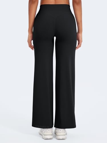 YEOREO Workout Leggings Womens No Front Seam Straight Leggings 29"/ 31.5"/ 33"/ 35" High Waist Buttery Eddiy Gym Yoga Pants