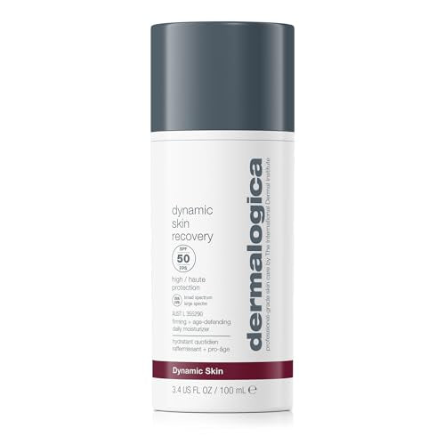 Dermalogica Dynamic Skin Recovery SPF50, Anti-Aging Face Sunscreen Moisturizer, Medium-Weight Non-Greasy Broad Spectrum