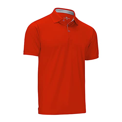 Mio Marino Golf Polo Shirts for Men - Dry Fit - Ultra-Thin Breathable Fabric