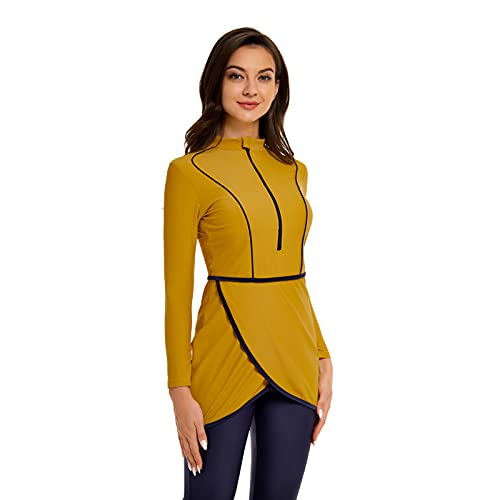 seafanny Women Muslim Swimwear Long Sleeve Burkini Full Cover Hijab Modest Swimsuit