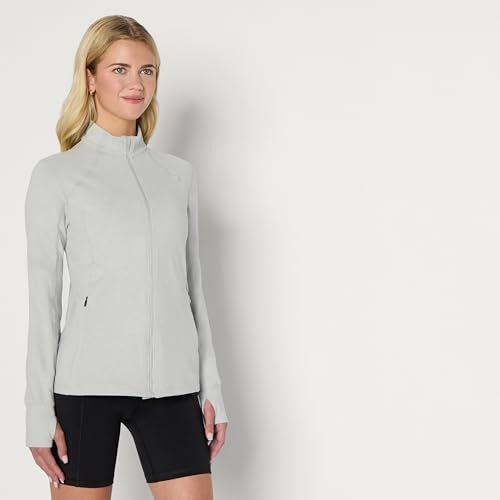 Amazon Essentials Women's Athletic Soft Performance Lightweight Zip Up Workout Running Jacket