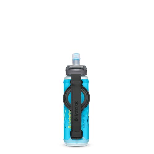 HydraPak SkyFlask Speed - Collapsible Handheld Running Water Bottle (350ml, 500ml, 500ml Insulated) - Adjustable Strap, Li...