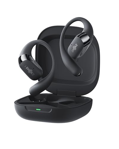 SHOKZ New OpenFit 2+ Open-Ear Headphones, Dolby Audio Enabled, Comfortable Earbuds with Soft Ear Hooks, 48H Playtime, IP55...