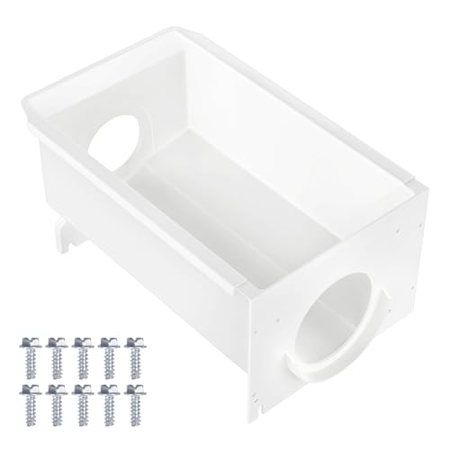 Upgraded W10850492 Refrigerator Ice Bucket Compatible with Whirlpool Kenmore Maytag Amana Ice Maker Replacement Parts W106...