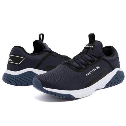 Nautica Men's Sneakers - Stylish and Comfortable Casual Shoes for Fashionable Walking and Running | Lace-Up Athletic Footwear