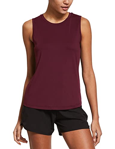 baleaf Workout Tank Tops for Women Sleeveless Running Athletic Loose Fit Yoga Tops Active Shirts Sports Gym Exercise