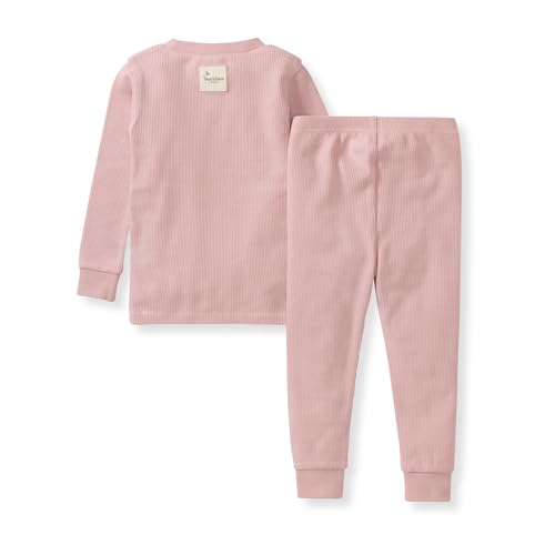 Burt's Bees Baby baby-boys Honeysoft Pajamas, Tee and Pant 2-piece Pj Set, Soft Organic Cotton & Lyocell Blend