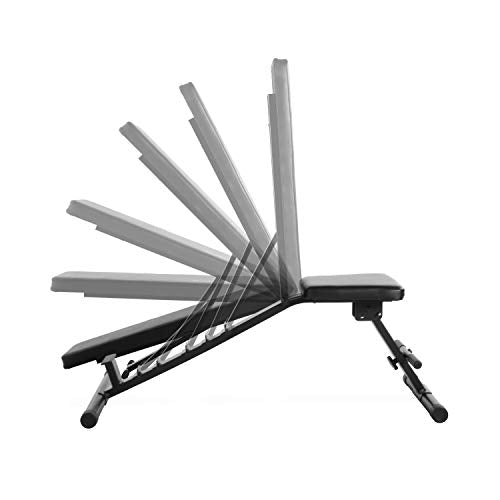 CAP Barbell 150-Pound Dumbbell Set, 24-Inch White Rack & Adjustable Bench Bundle