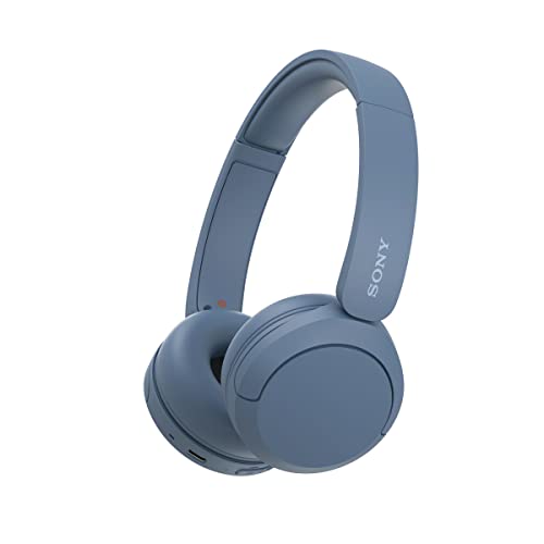 Sony WH-CH520 Wireless Headphones Bluetooth On-Ear Headset with Microphone and up to 50 Hours Battery Life with Quick Char...