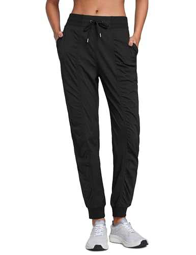 CRZ YOGA Lightweight Workout Joggers for Women 26"/28.5"/30.5" - Outdoor Running Casual Pants with Pockets