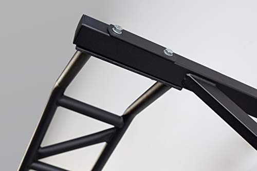 Wall Mounted Pullup Bar for Home or Garage Gyms, Straight Bar or Multi-Grip Arch - Ideal for kipping pull-ups, cross-train...