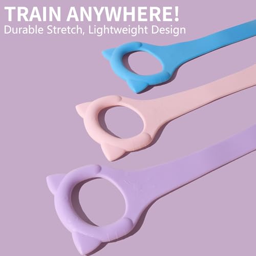 Figure 8 Fitness Resistance Band with Handles, Arm & Back Training Elastic Rope for Pure Barre Workout, Chest, Shoulder St...