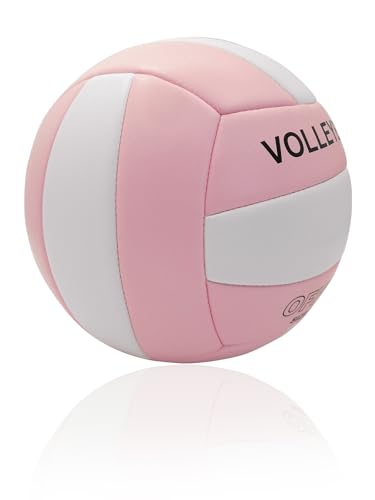 VerdeFlow Volleyball Ball Official Size 5 Volleyballs for Indoor Outdoor Beach Pool Game Play for Team Beginners Professio...