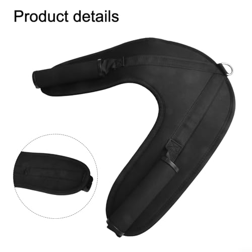 CashMuch Core Workout Cable Attachment - Ab Crunch Harness for Gym or Home Fitness, Compatible with Rubber and Foam Handle...