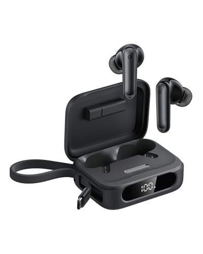 Soundcore P41i by Anker, Adaptive Noise Cancelling Earbuds with Portable Phone Charger and Built-in Lightning Adapter, 12H...