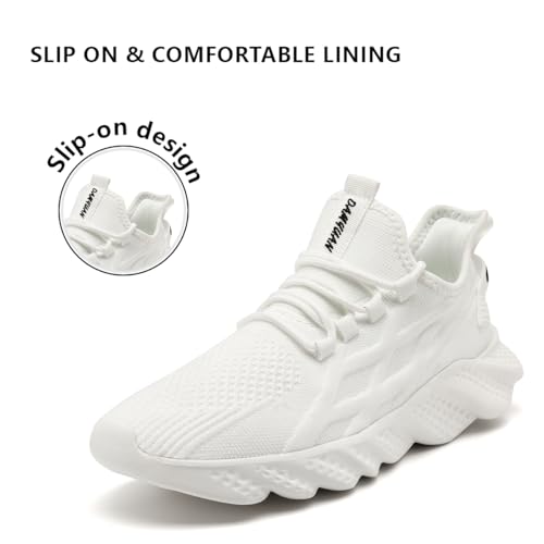 XKOWUO Mens Walking Shoes Running Trainers Sneakes Athletic Gym Fitness Sport Shoes Non Slip Breathable Mesh Comfortable W...