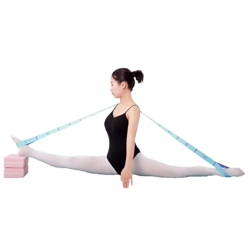 Xensamy 11 Loops Stretch band - Yoga, Pilates, Ballet, and Physical Therapy Stretching strap for Flexibility, Leg Stretchi...
